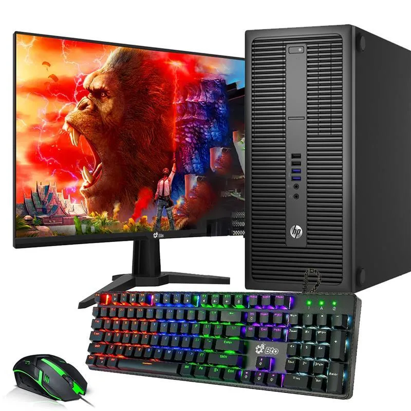 HP HP 800 Gaming PC i5-6500 16GB 1TB SSD GTX 1660s 24" Monitor — product photo