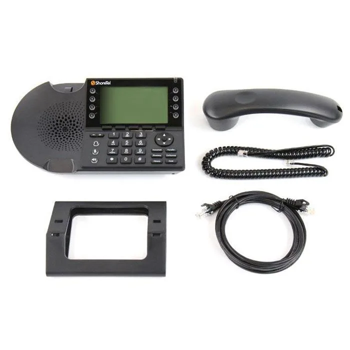 Mitel IP 480 VoIP desk phone with backlit display and feature keys