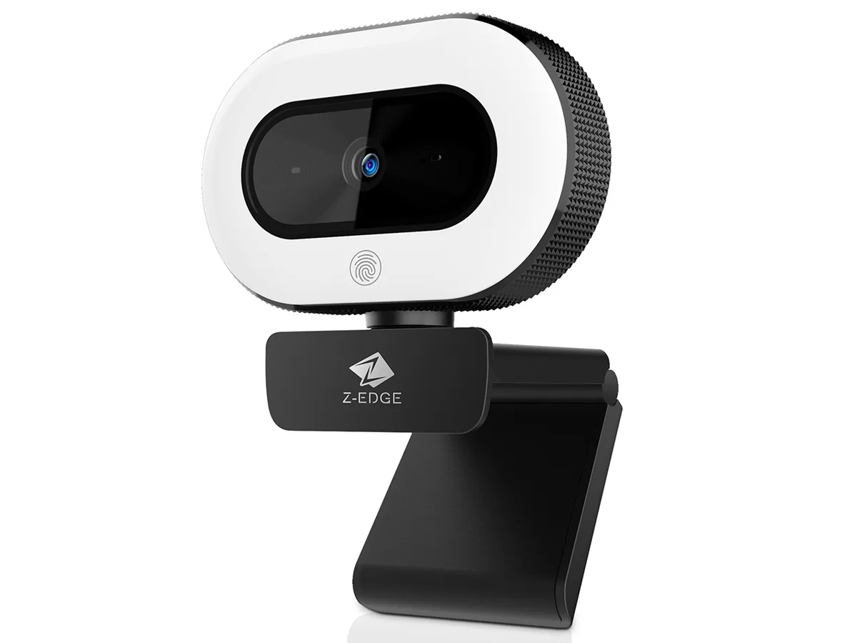 Z-EDGE Z-EDGE ZW560S 2K 5 MP webcam with ring light — product photo
