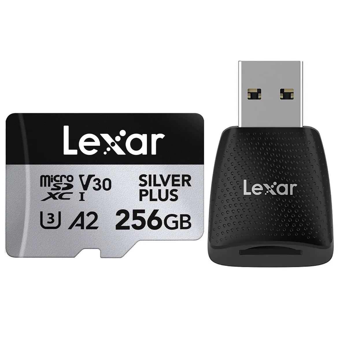 Lexar Lexar Professional SILVER PLUS 256GB UHS-I microSDXC memory card — product photo