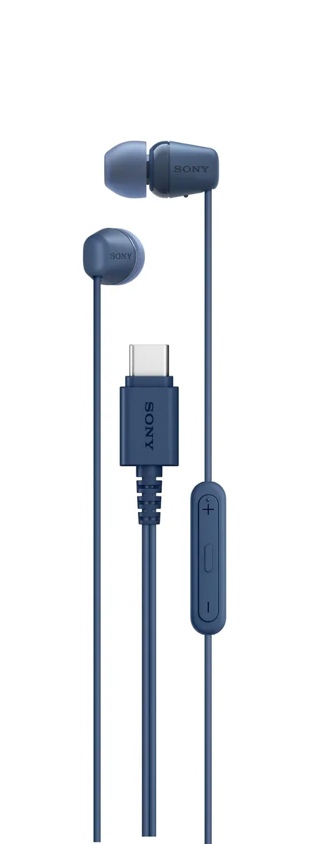  SONY IER-EX15C USB-C In-Ear Headphones Dark Blue — product photo