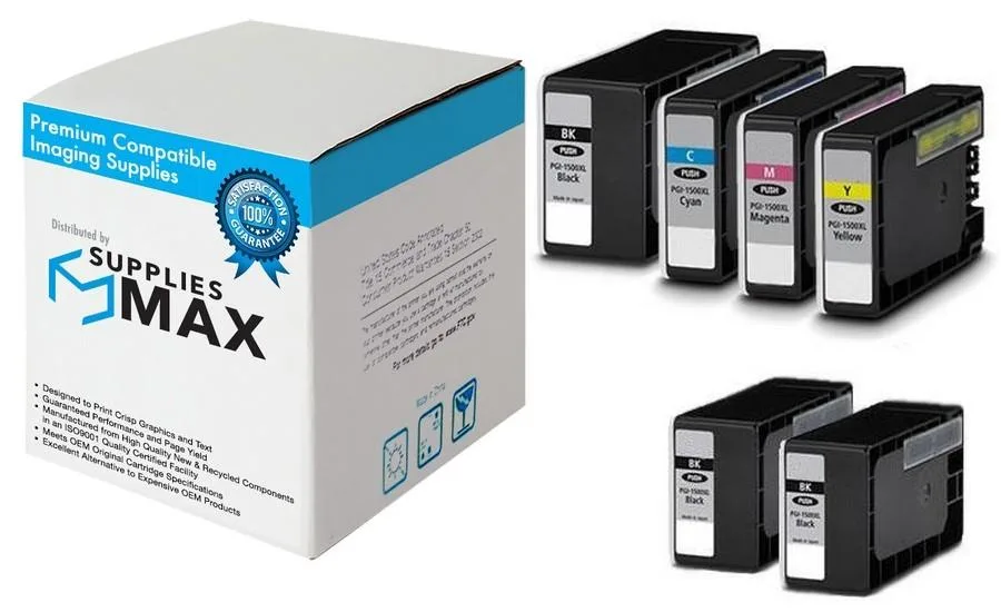 SuppliesMax SuppliesMax PGI-1200XL3B3CMY 12-Pack Inkjet Cartridge Combo — product photo