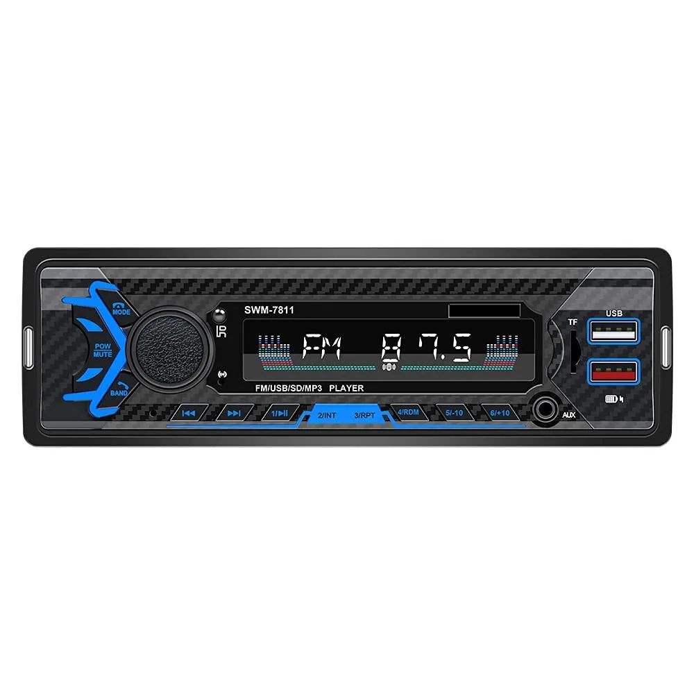  BOSS AUDIO BTAI7811 1/2 DIN receiver 7.0in panel 60W Bluetooth voice assistant — product photo