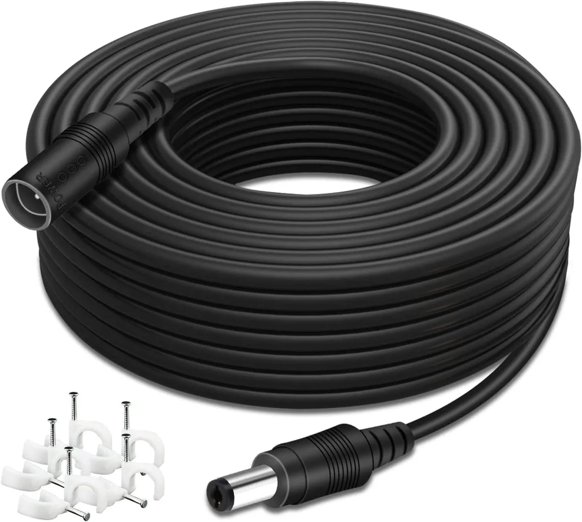 BFKK BFKK DC Power Extension Cable 33ft 2.1mm x 5.5mm Black — product photo