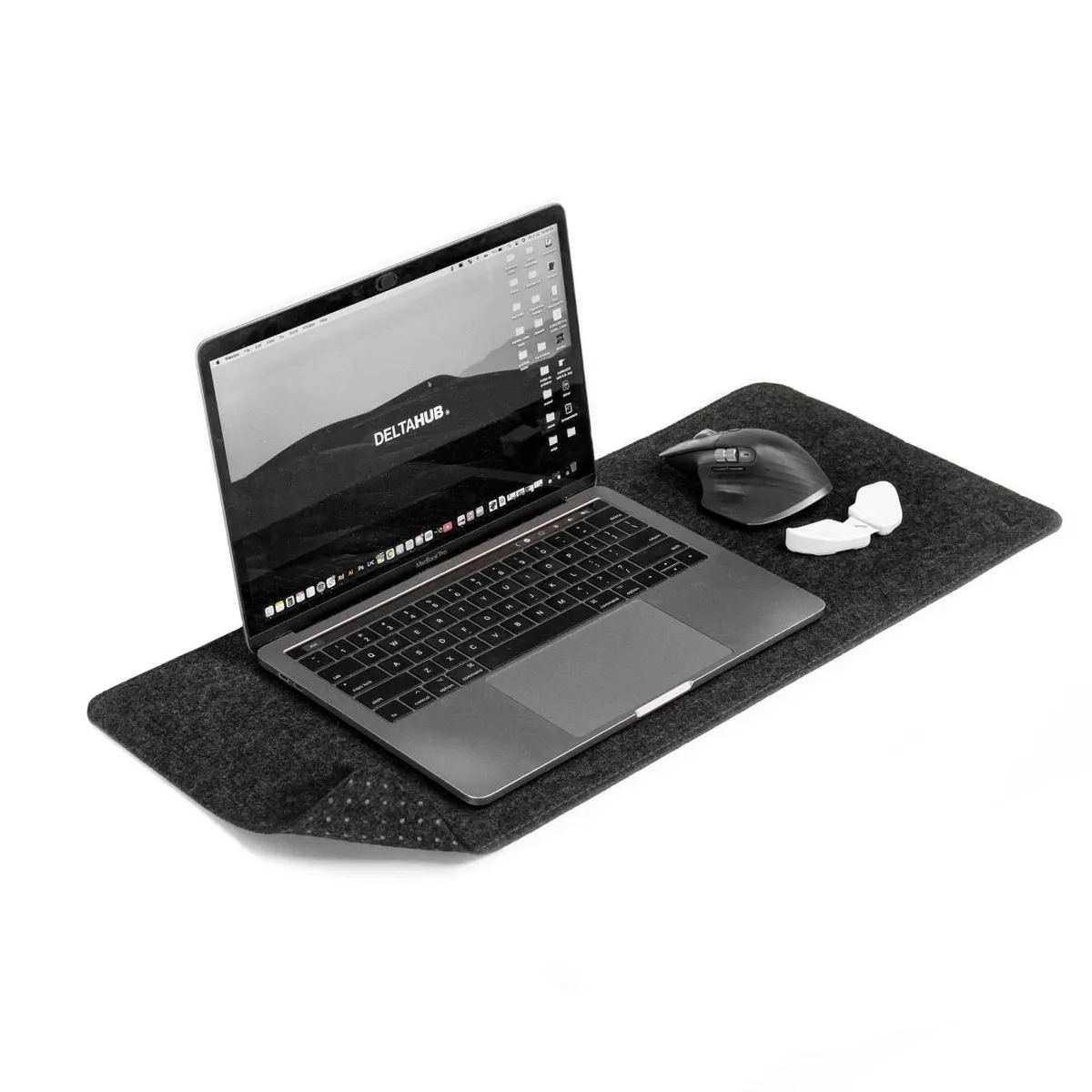 Deltahub Deltahub Minimalistic Felt Desk Pad Small 28x63cm — product photo