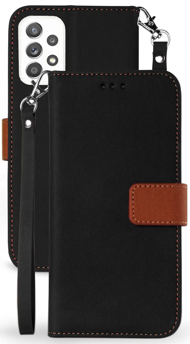 Nakedcellphone Nakedcellphone Infolio-D Wallet Case with Strap for Samsung Galaxy A72 5G — product photo