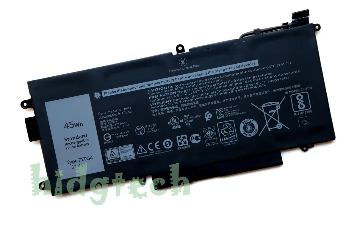 Beisite Beisite 71TG4 45Wh 11.4V laptop battery for Latitude 3189 5289 7280 7389 7390 2-in-1 — product photo