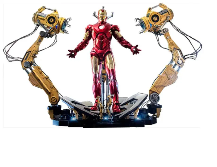Hot Toys Hot Toys QS021 Iron Man Mark IV Suit-Up Gantry 1/4 Scale Action Figure — product photo