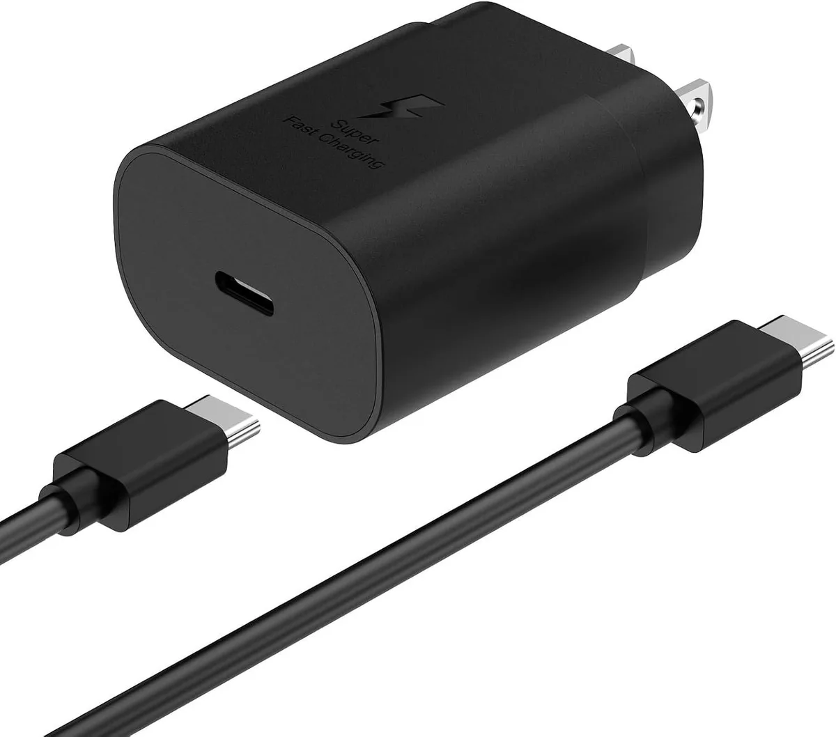 ONITOON ONITOON 25W USB-C Wall Charger with 5FT Cable Black — product photo