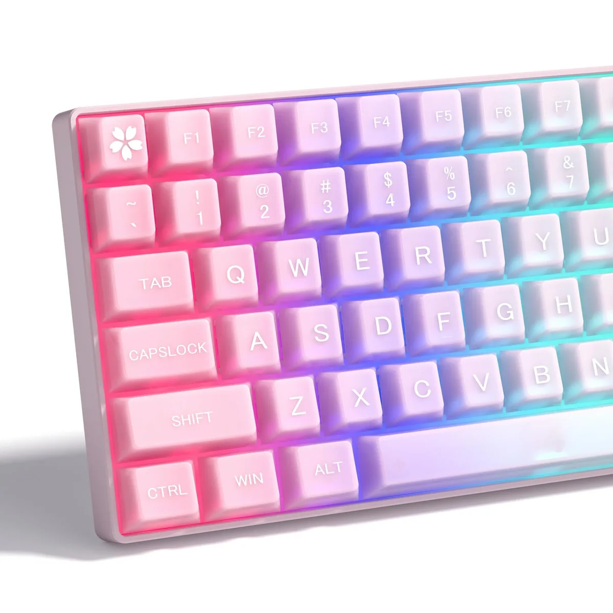 Womier Womier Jelly Pink Keycaps 115 Keys Cherry Profile — product photo
