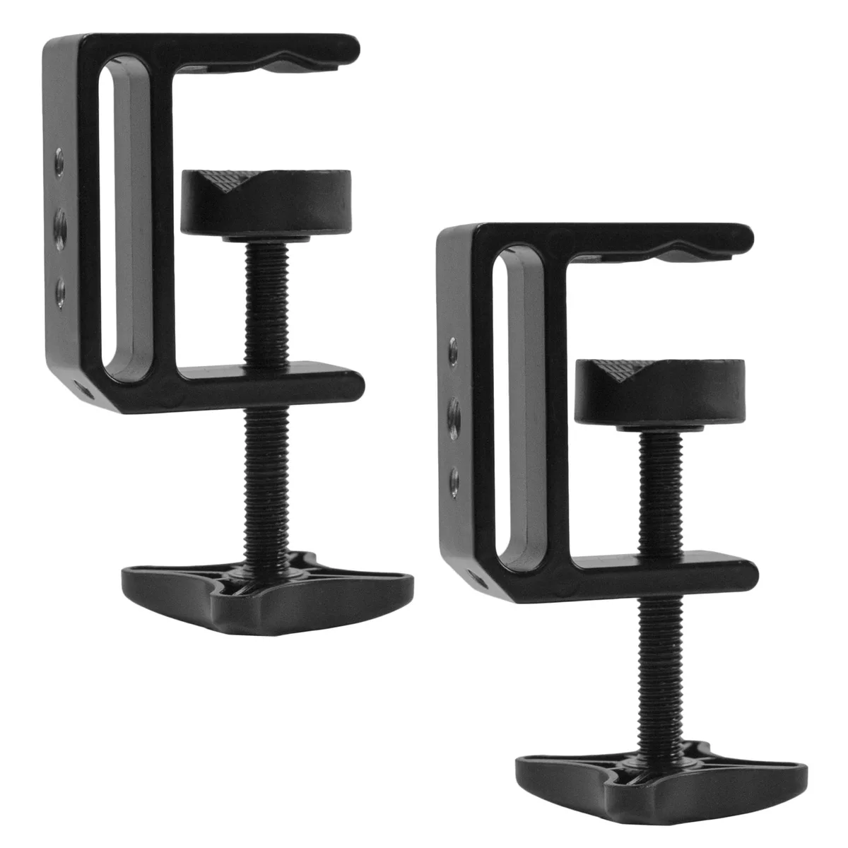 VIVO VIVO Universal Heavy Duty C-Clamps 2-pack 1/4"-20 3/8"-16 monitor accessory — product photo