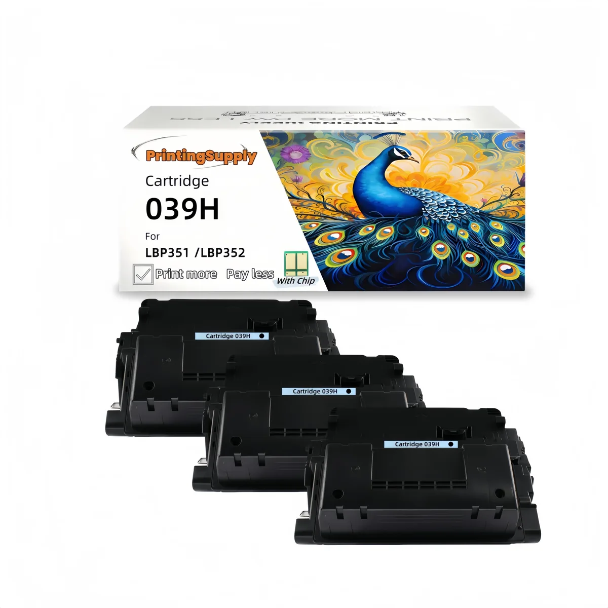 Aster Graphics Inc Aster Graphics Inc 039H Black High Yield Toner Cartridge 3 Pack — product photo