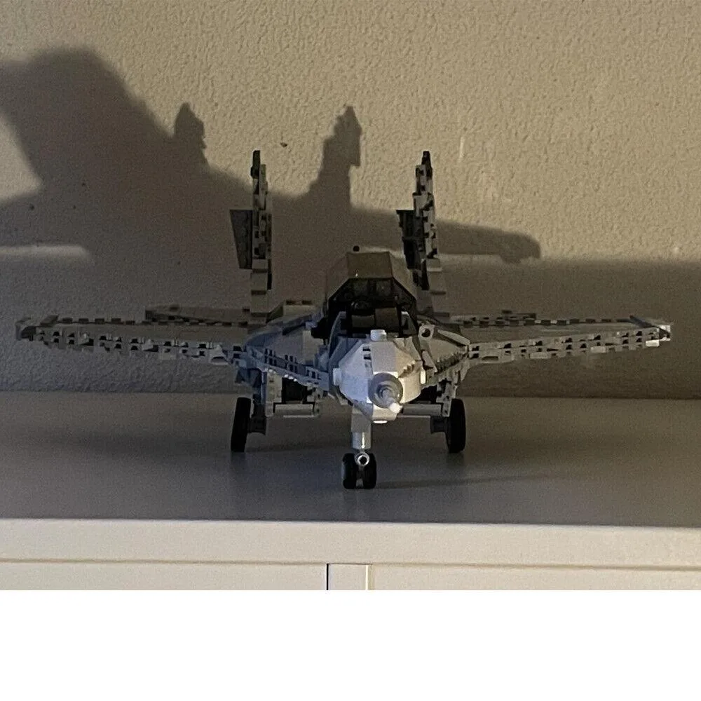 ZITIANYOUBUILD ZITIANYOUBUILD MOC-112973 Twin-engine Fighter Aircraft 1:35 Scale 1191 Parts — product photo