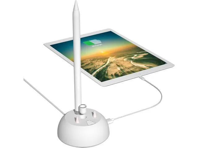 LORDWORLD LORDWORLD Apple Pencil 1st Gen 3-in-1 Charging Stand with LED &amp; Tip Holder — product photo