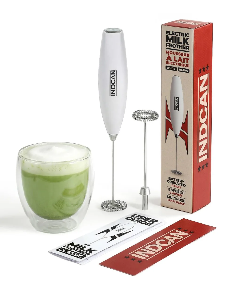  Brentwood Classic Handheld Milk Frother White — product photo