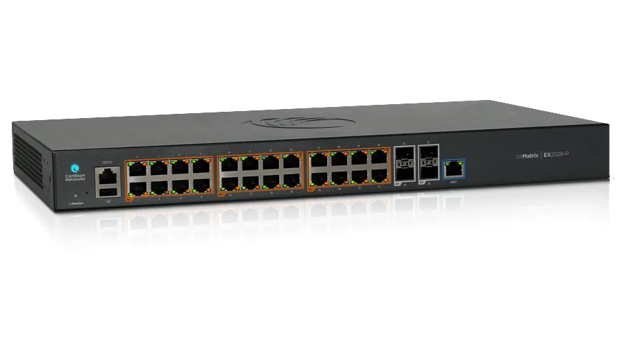 Cambium Networks Cambium Networks MX-EX2028PXA-U 24-port PoE+ access point — product photo