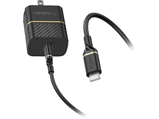 OtterBox OtterBox 78-52694 Black Shimmer USB-C wall charger 18W kit with 1m cable — product photo