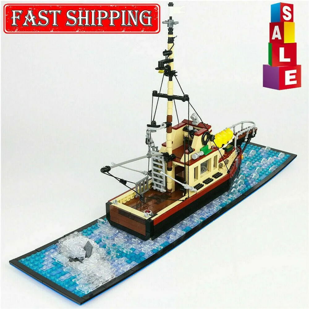 ZITIANYOUBUILD ZITIANYOUBUILD Quint's Boat 1238 Pieces Building Set — product photo