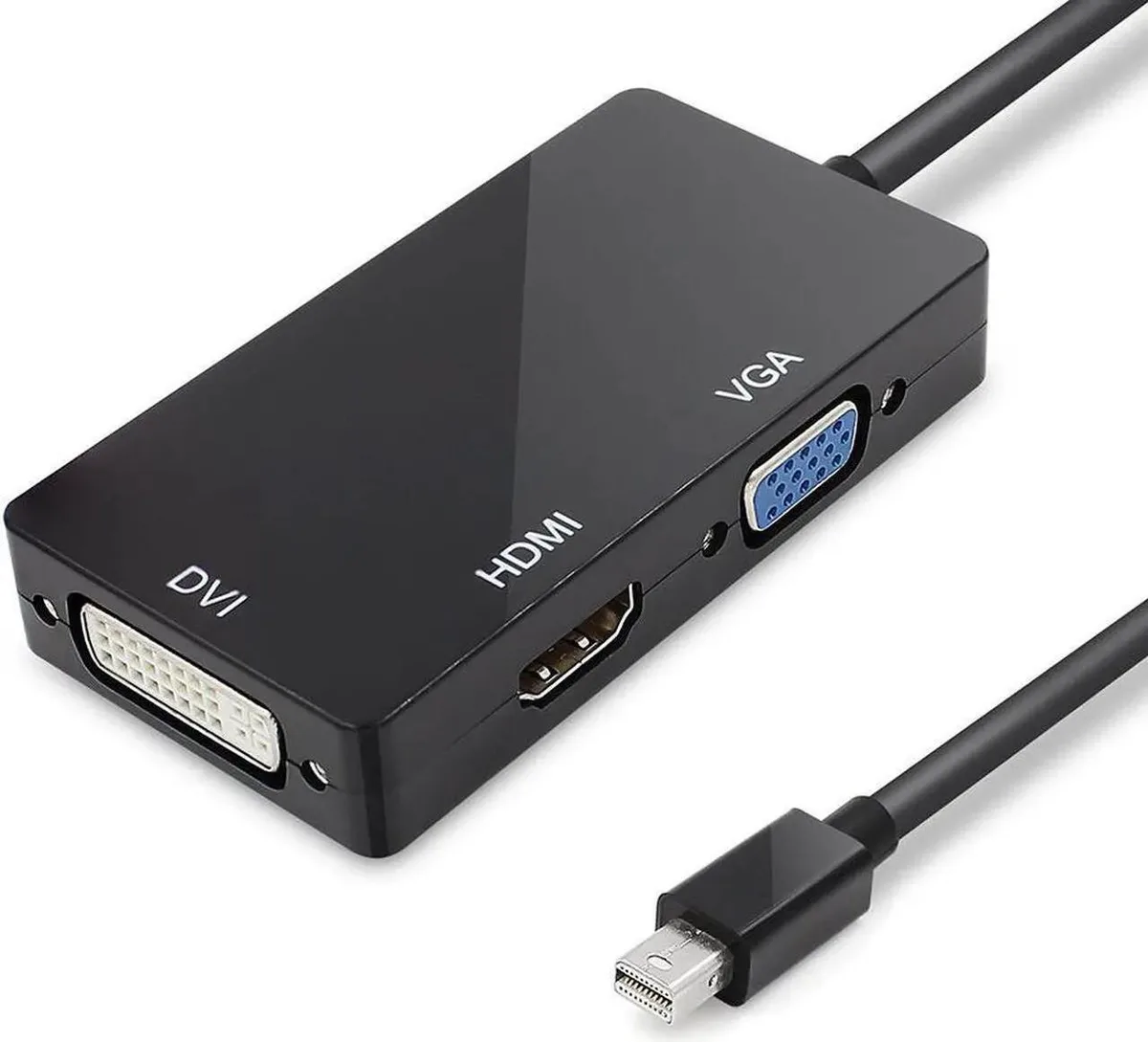 Vszerda Vszerda Thunderbolt Mini DisplayPort to HDMI/DVI/VGA Converter 1920x1080p Black — product photo