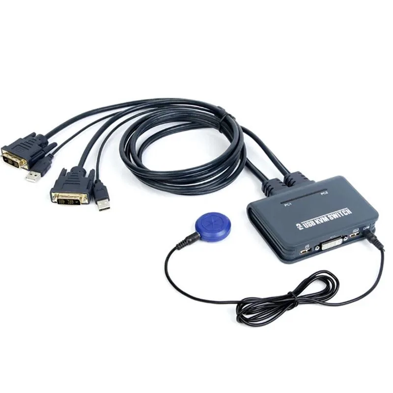 YINGHUA YINGHUA 2-Port VGA DVI HDMI KVM Switch 4K 30Hz — product photo