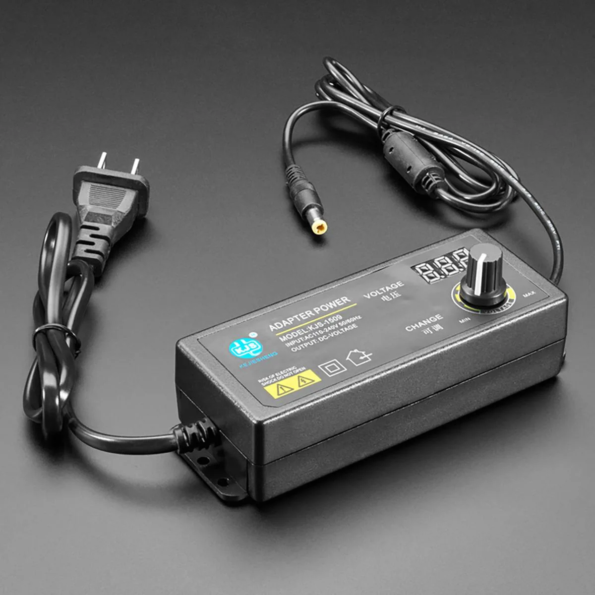Adafruit Adafruit KJS-1509 Adjustable Power Supply 3V-24V 2.1mm engineering development tool — product photo
