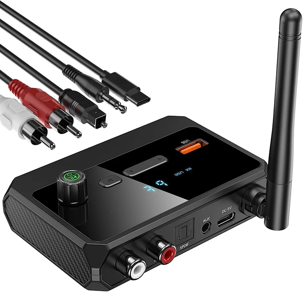 AUTYUE AUTYUE Q2506_B Bluetooth 5.3 Receiver RCA 3.5mm Optical — product photo