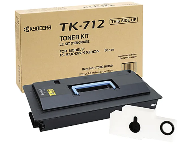 Kyocera Kyocera TK712 Black Toner Cartridge 40000 Pages — product photo