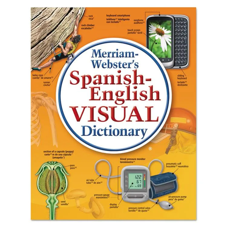 Merriam Webster Merriam Webster MER292-5 Spanish-English Visual Dictionary 1152 pages — product photo