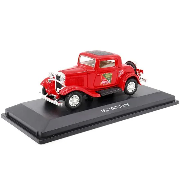 Motorcity Classics Motorcity Classics 1932 Ford Coupe Coca-Cola Red Black Top 1/43 Diecast Vehicle — product photo