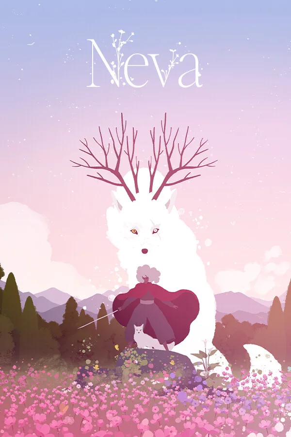 Digital game code card for Neva on Steam platform