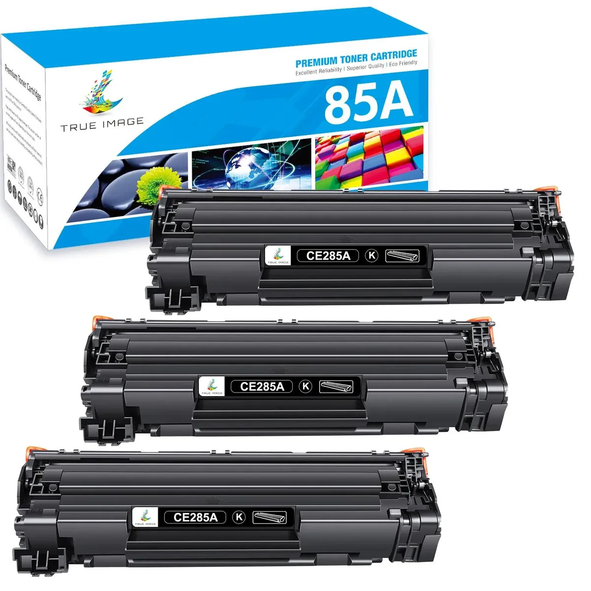 V4ink V4ink CE285A 85A Black Toner Cartridge 3 Pack for LaserJet P1006 M1137 M1138 M1139 — product photo