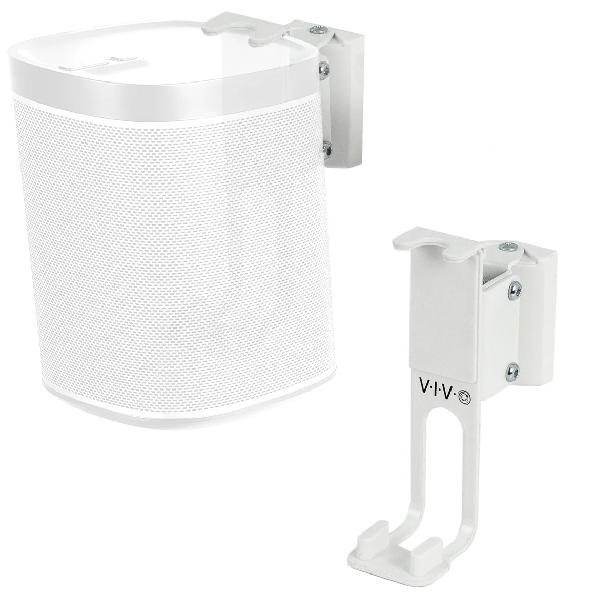 VIVO VIVO White Dual Wall Speaker Mount for Sonos One, One SL, Play:1 (2 Pack) — product photo