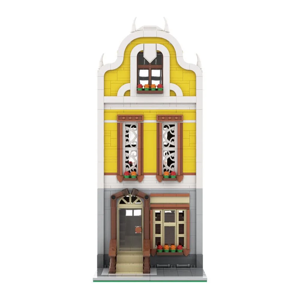 ZITIANYOUBUILD ZITIANYOUBUILD MOC-56778 Modular Townhouse 1348 Parts — product photo