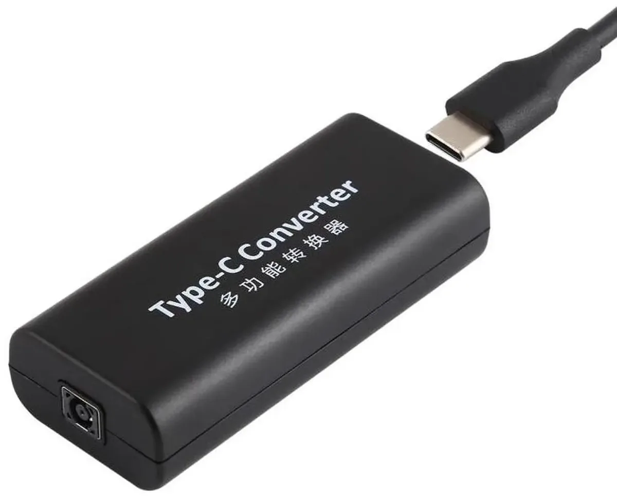 Vszerda Vszerda DC 4.5 x 3.0mm Female to USB-C Female Adapter with 15cm Cable — product photo