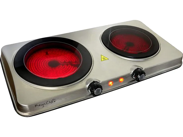 MegaChef MegaChef MC-6206A 2-burner 1700 W infrared cooktop — product photo
