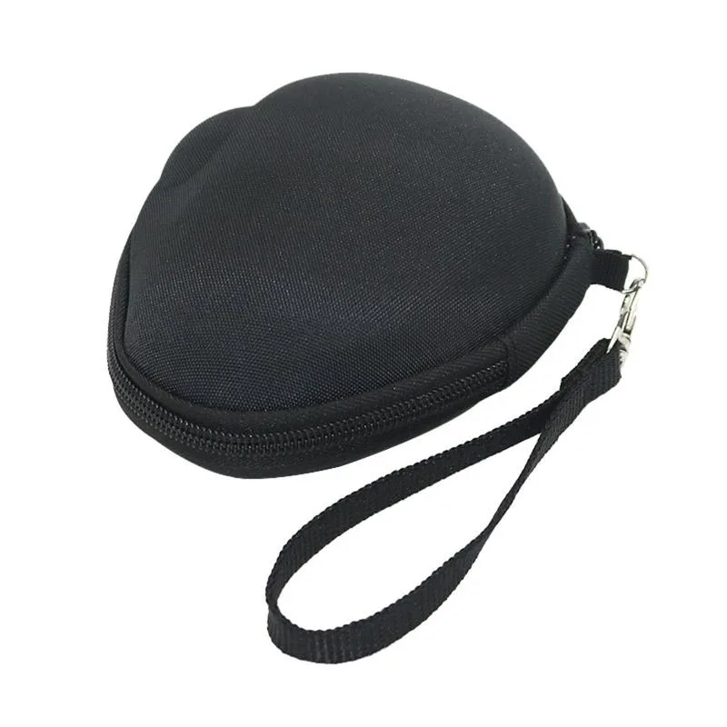 Grey hard EVA travel case with zip and hand strap for M570 MX mouse