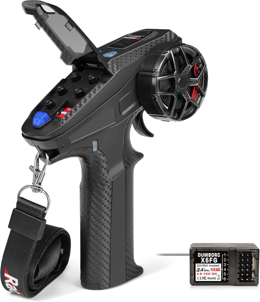 usbroway usbroway X6PM-350 2.4GHz 6CH RC Transmitter with X6FG Gyro Receiver — product photo
