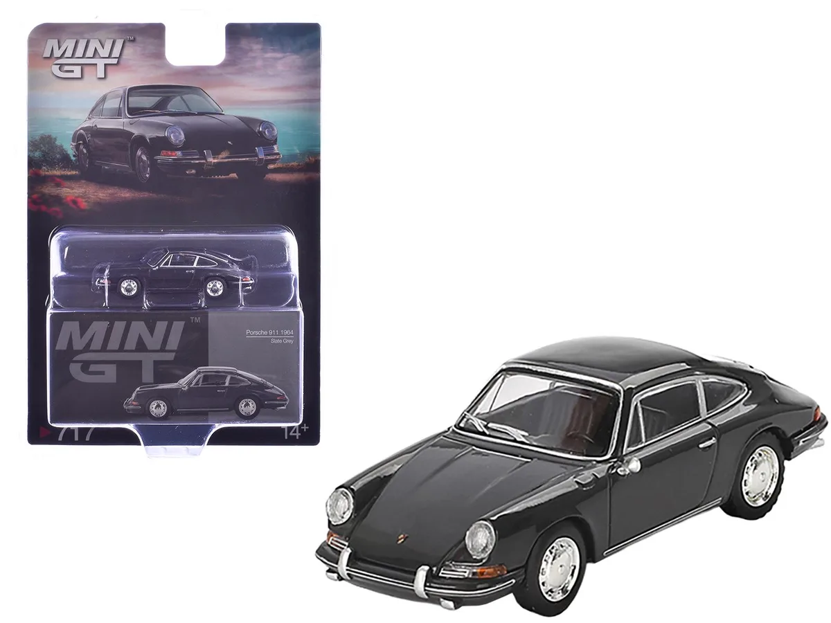 Mini GT Mini GT 1964 Porsche 911 Slate Gray Limited Edition 1/64 hobby collectible — product photo