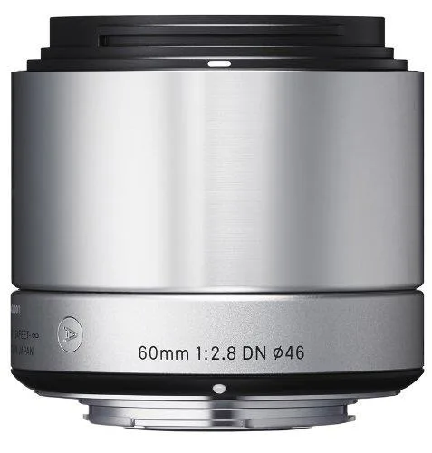 SIGMA SIGMA 35S963 60mm F2.8 DN Lens Silver Micro Four Thirds — product photo