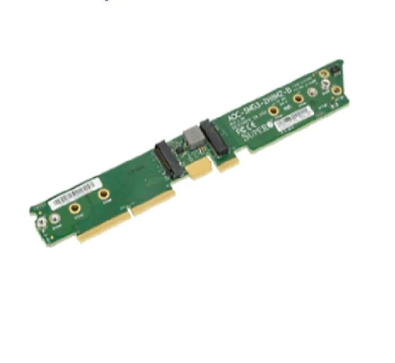 Supermicro AOC-SMG3-2H8M2-B M.2 Sata Nvme hybrid butterfly carrier card