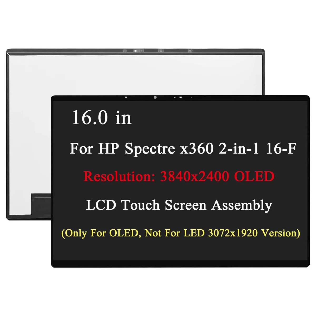 NUOLAISUN NUOLAISUN 16.0" OLED Touch Screen for HP Spectre x360 16-f0023dx — product photo