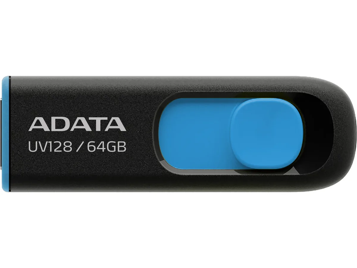 ADATA ADATA UV128 64GB USB 3.2 Gen 1 Flash Drive AUV128-64G-RBE — product photo