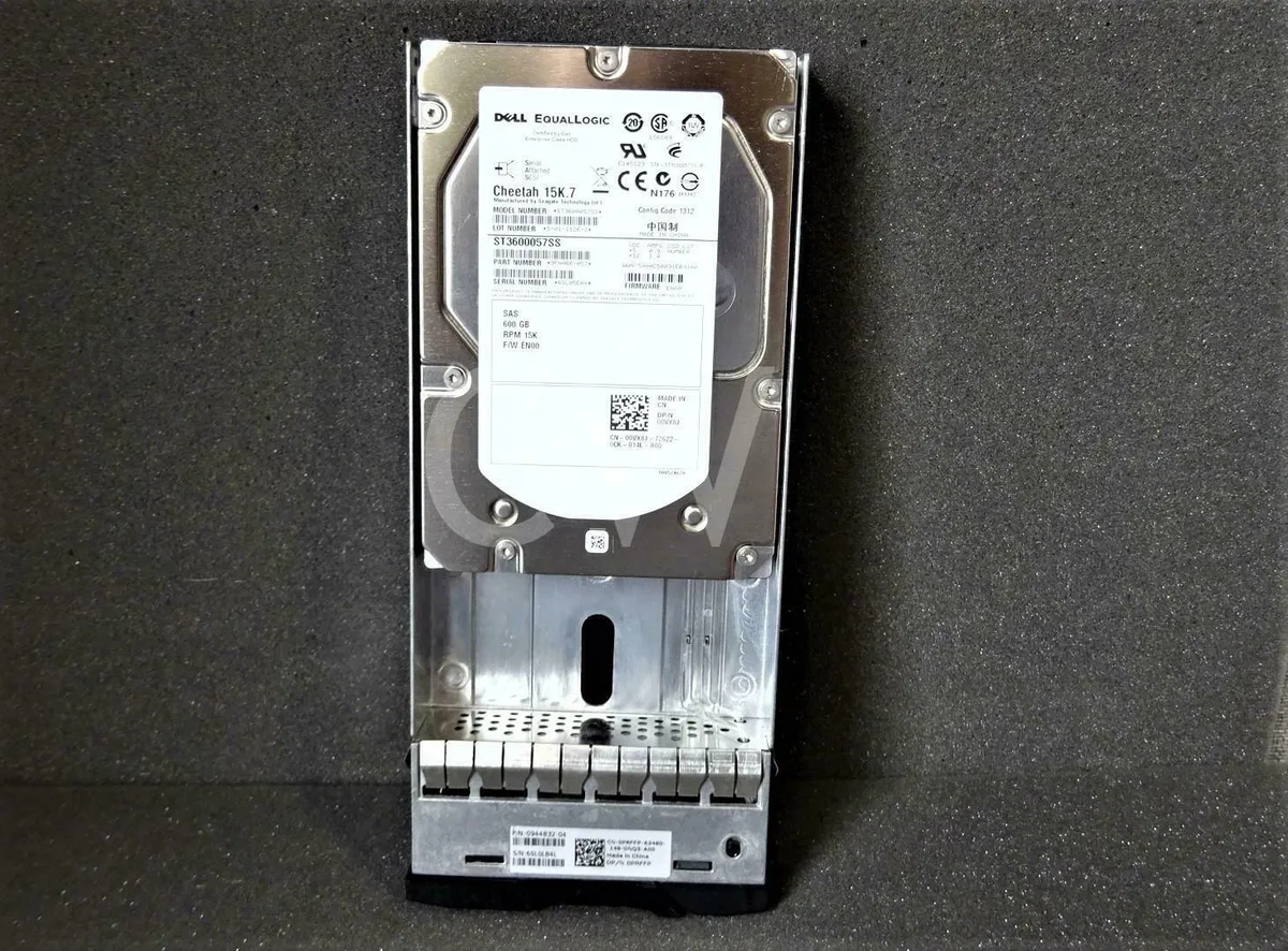 DELL DELL EQL 0VX8J 00VX8J 600GB 15000RPM 6G 3.5" SAS PS6000 With Caddy internal hard drive — product photo