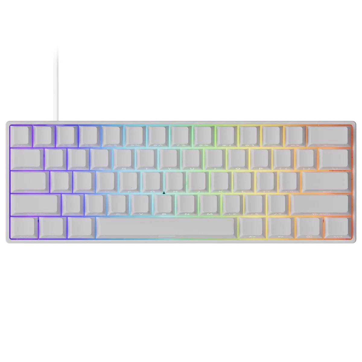  GE FUN60 Pro SP Magnetic Gaming Keyboard 60% White 8K Hz 0.005mm RT — product photo