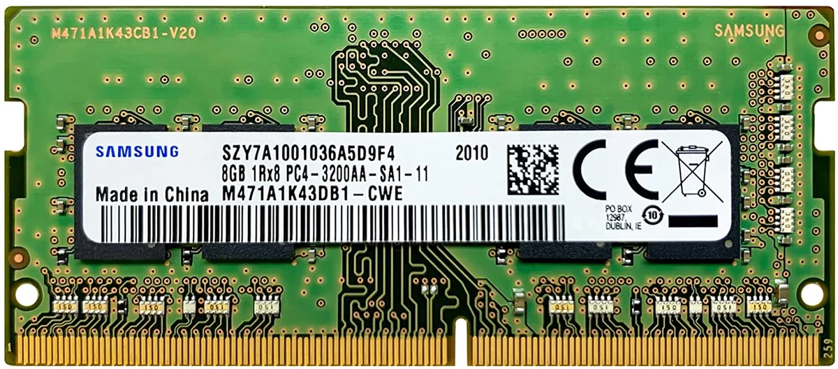 SAMSUNG SAMSUNG M471A1K43DB1-CWE 16GB DDR4-3200 laptop RAM — product photo