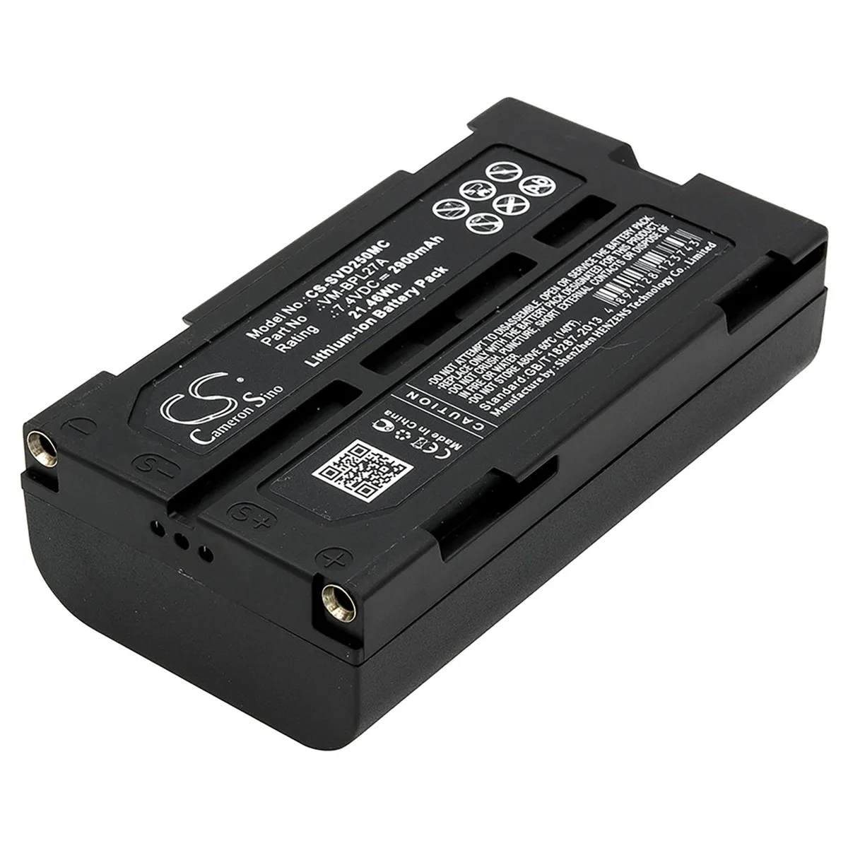 Cameron &amp; Co Cameron &amp; Co DS-CS-SVD250MC camera battery 2.9 Ah — product photo