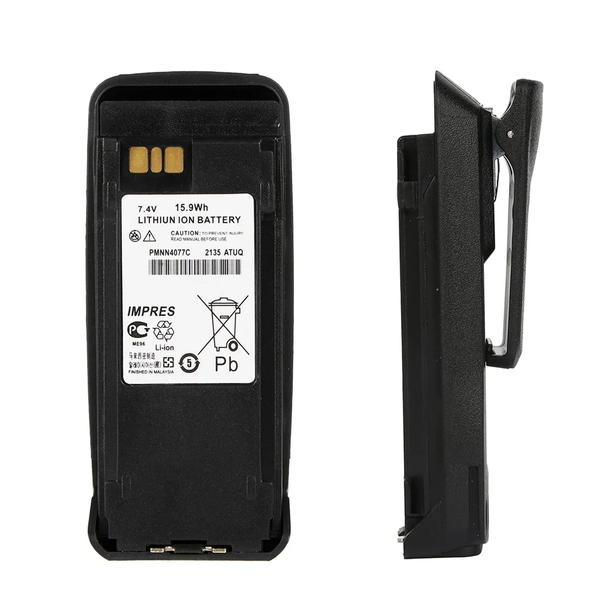 Avantalk Avantalk PMNN4077C 2300mAh 7.4V IMPRES Battery 2 in 1 accessory — product photo