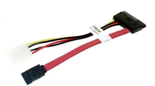 SATACables SATACables 5 inch SATA Data Cable with Power Adapter — product photo