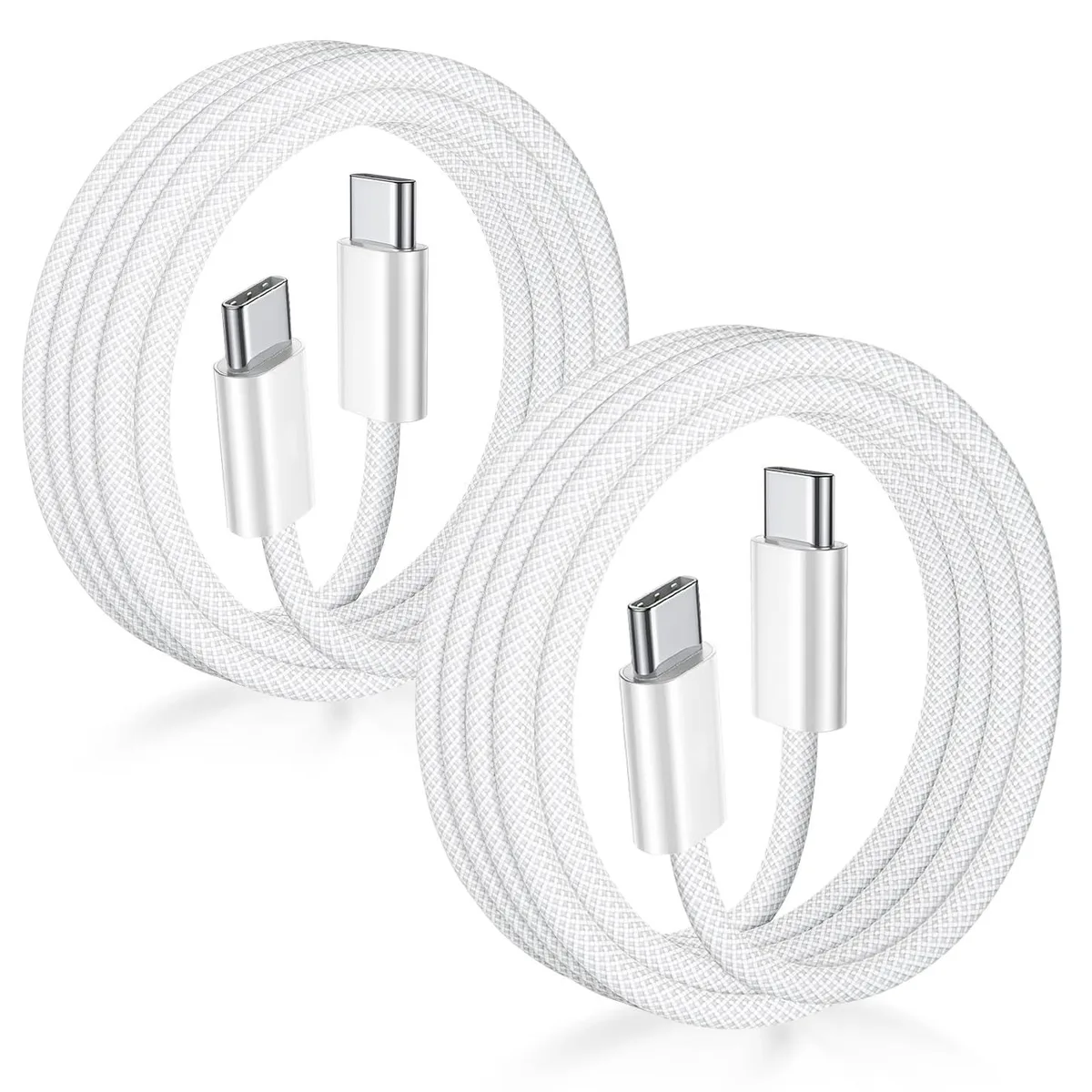 Elestur Elestur USB-C to USB-C Cable 3FT 60W Woven 2-Pack — product photo