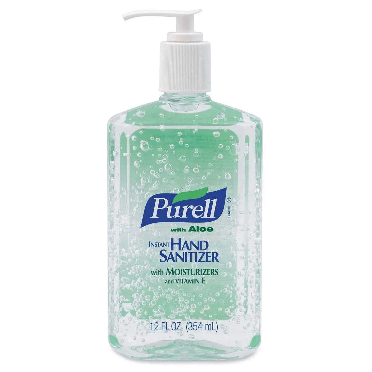 GOJO GOJO 363912CT Purell Instant Hand Sanitizer w/ Aloe 12 oz 12 / Carton cleaning — product photo